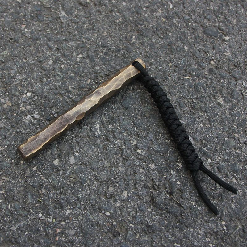 Portable Brass Self-defense Stick Retro EDC Gadget - Image 6