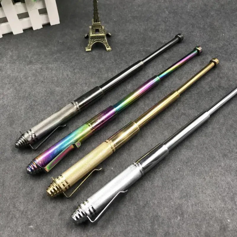 Portable Pen Baton Safety Self Defense Telescopic Stick - Image 2