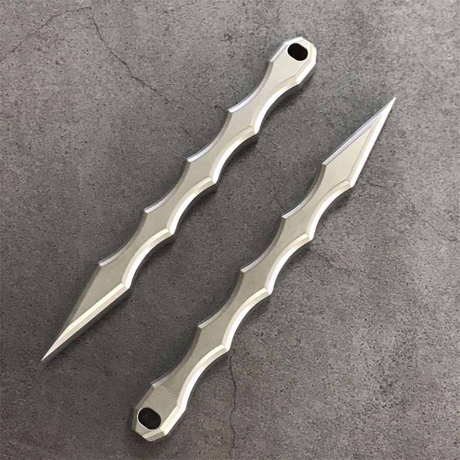 Portable Titanium Alloy Crowbar Broken Window EDC Tool - Image 3