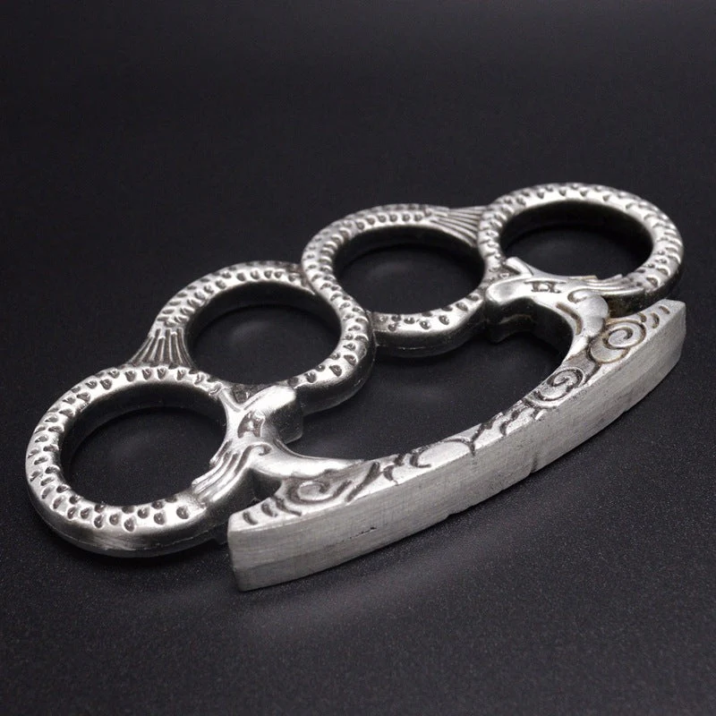 Pythons- Knuckle Duster Boxing Four Finger Buckle Defense Window Breaker Outdoor EDC Tool - Image 5