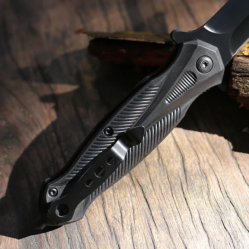Quick Open Folding Knife Camping Tactical Pocket Knives - Image 3