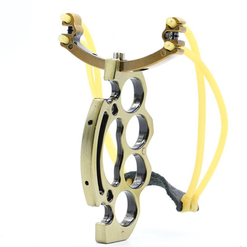 Removable Slingshot Knuckle Duster Self Defense Window Breaker Boxing Guard