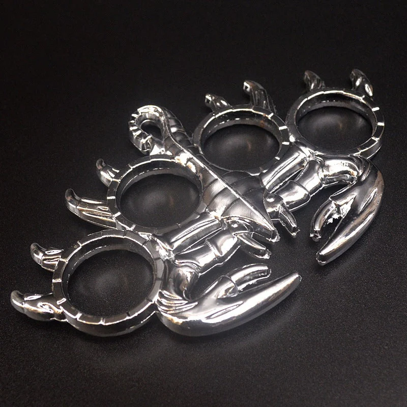 Scorpion-knuckle Duster Boxing Four Finger Buckle Defense Window Breaker Outdoor EDC Tool - Image 7