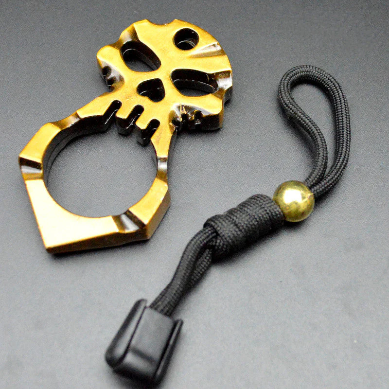 Single Finger Knuckle Duster Buckle Hand Buckle Outdoor Broken Window Defense Fist Buckle Key Buckle - Image 6