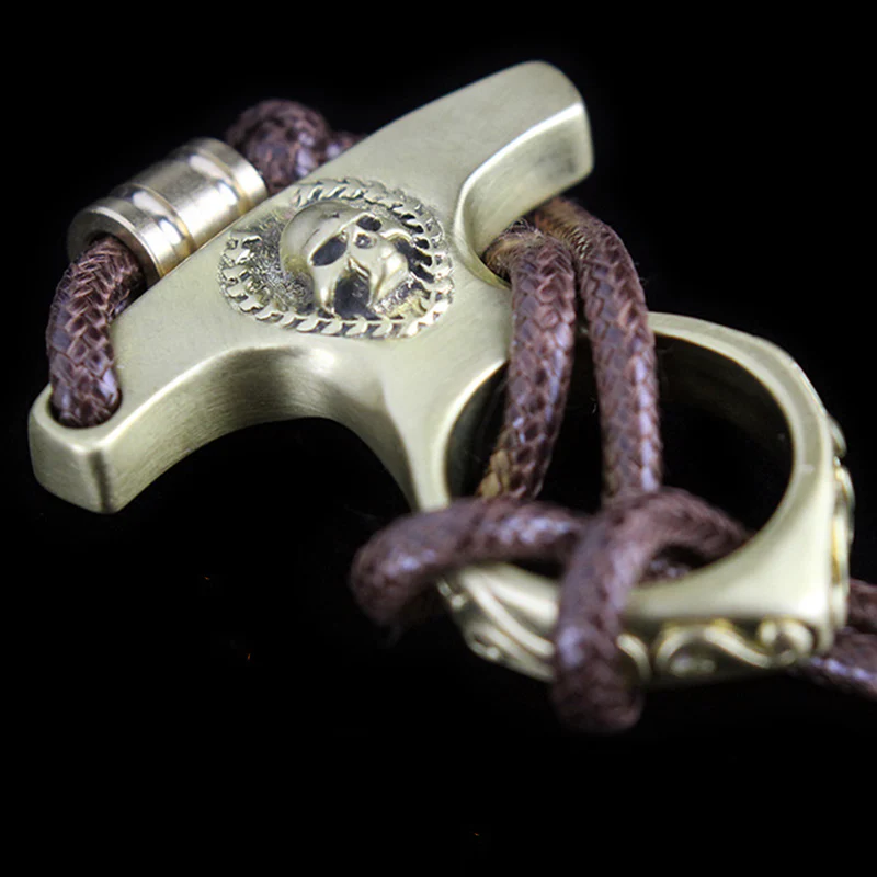 Single Finger Knuckle Duster Skull Pendant Defense - Image 6