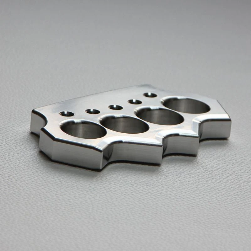 Solid 304 Stainless Steel Knuckle Duster Boxing Four Finger Buckle Defense Window Breaker EDC Tool - Image 8