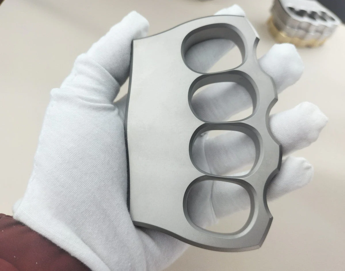 Solid 304 Stainless Steel Knuckle Duster Boxing Self Defense Four Finger Buckle Window Breaker Outdoor Camping EDC Tool - Image 10