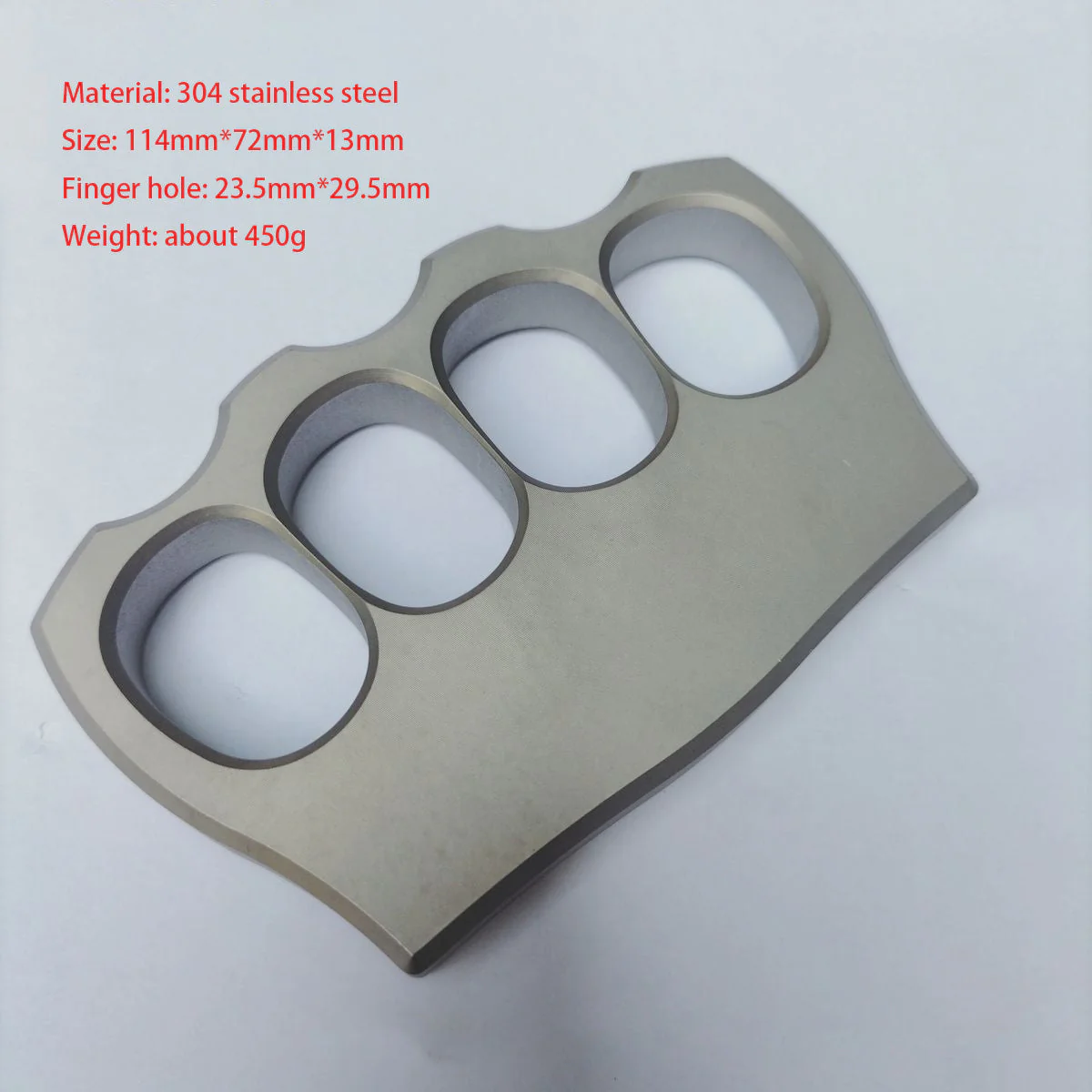 Solid 304 Stainless Steel Knuckle Duster Boxing Self Defense Four Finger Buckle Window Breaker Outdoor Camping EDC Tool - Image 11