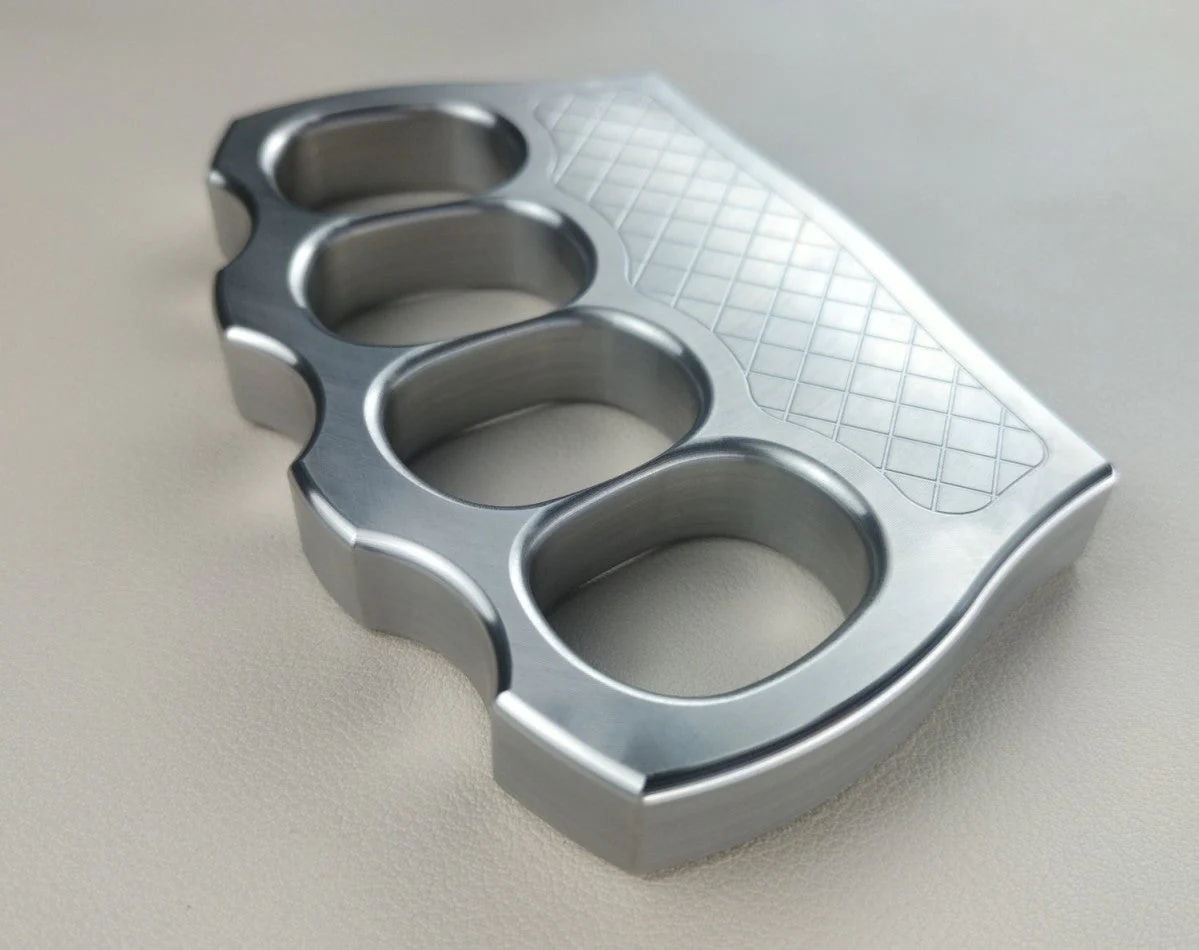 Solid 304 Stainless Steel Knuckle Duster Boxing Self Defense Four Finger Buckle Window Breaker Outdoor Camping EDC Tool - Image 7
