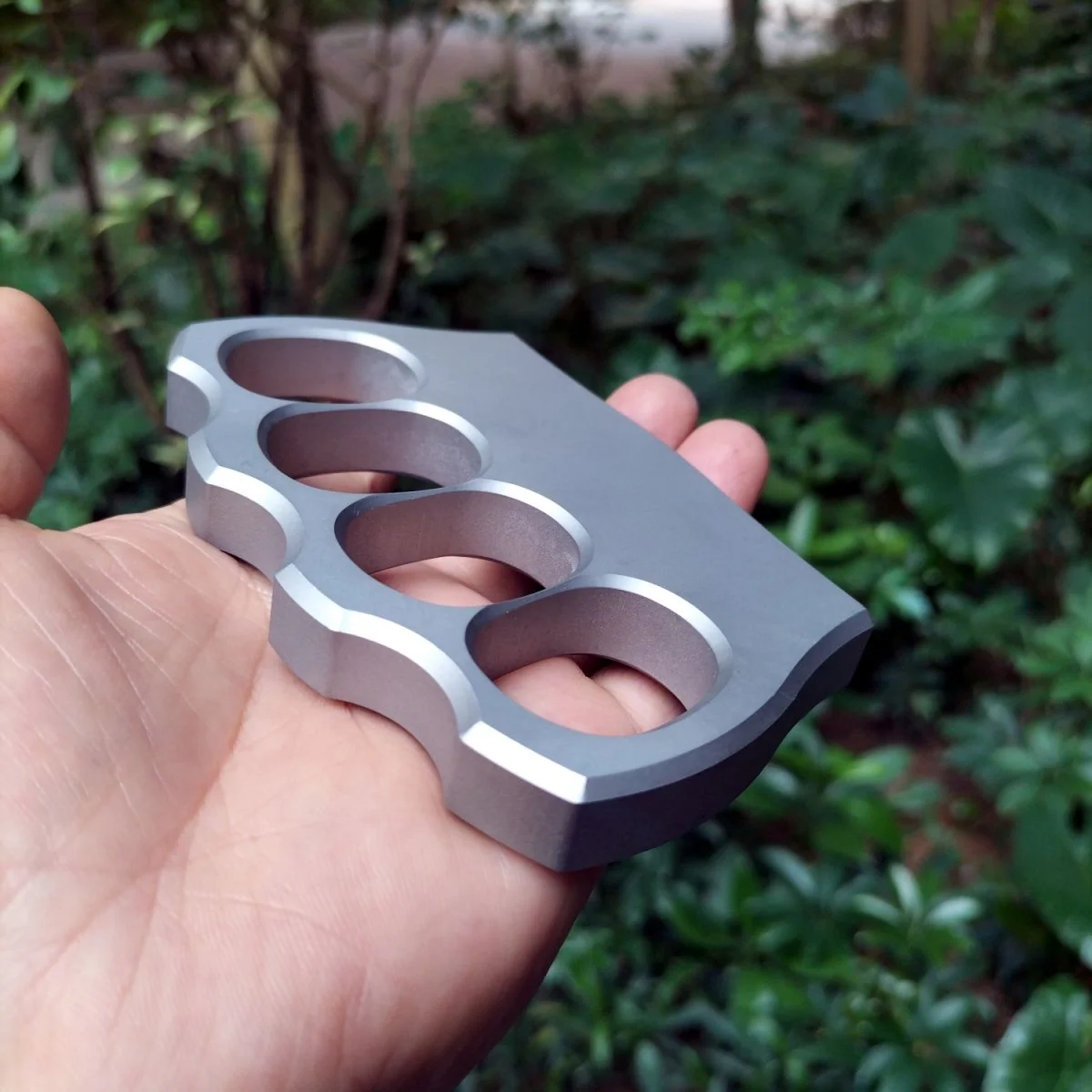 Solid 304 Stainless Steel Knuckle Duster Boxing Self Defense Four Finger Buckle Window Breaker Outdoor Camping EDC Tool - Image 9