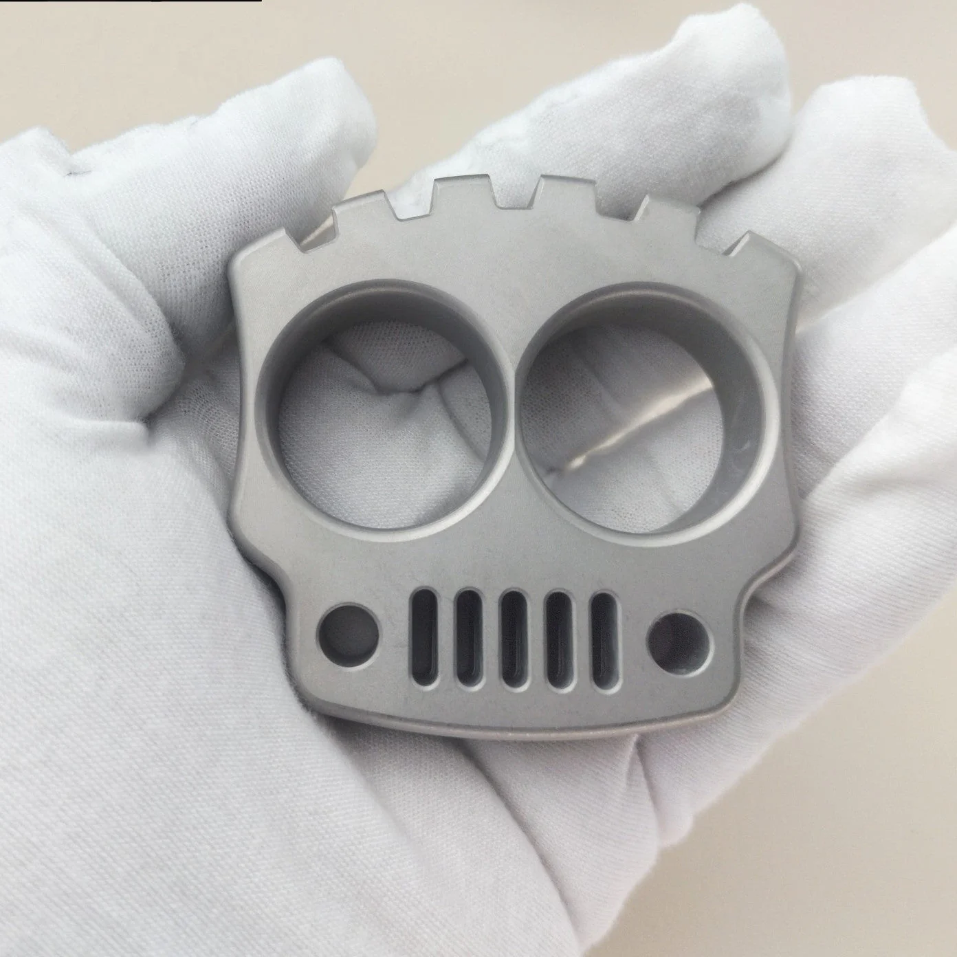 Solid 304 Stainless Steel Two Finger Knuckle Duster Boxing Self Defense Window Breaker Outdoor Portable EDC Tool - Image 6