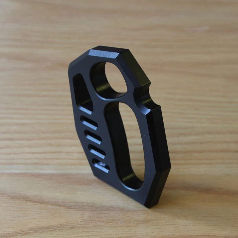 Solid Aviation Aluminum Knuckle Duster Portable Self-defense Protective Gear - Image 4