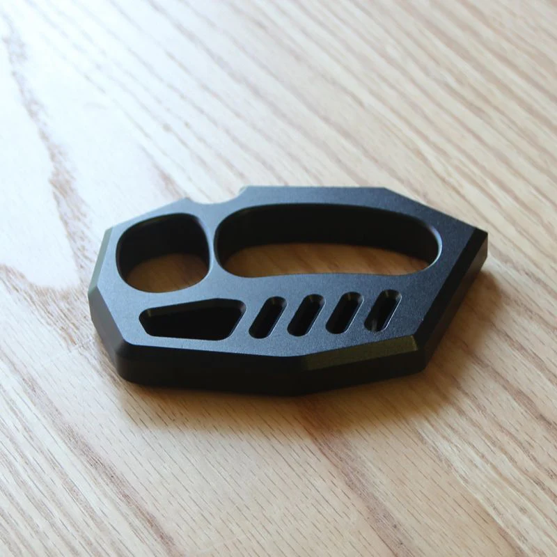 Solid Aviation Aluminum Knuckle Duster Portable Self-defense Protective Gear - Image 5