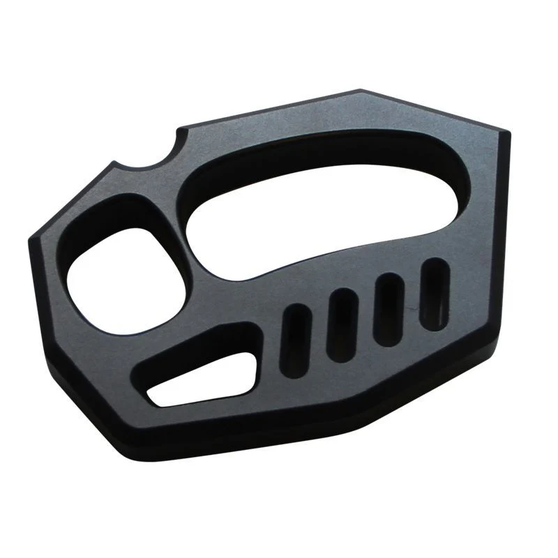 Solid Aviation Aluminum Knuckle Duster Portable Self-defense Protective Gear - Image 7