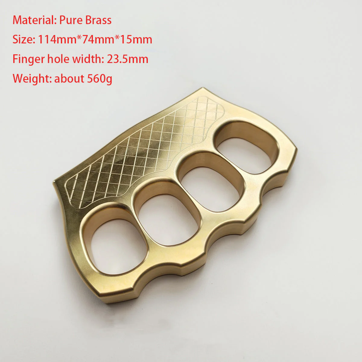Solid Copper Precision Knuckle Duster Boxing Four Finger Buckle Defense Window Breaker Outdoor EDC Tool - Image 15