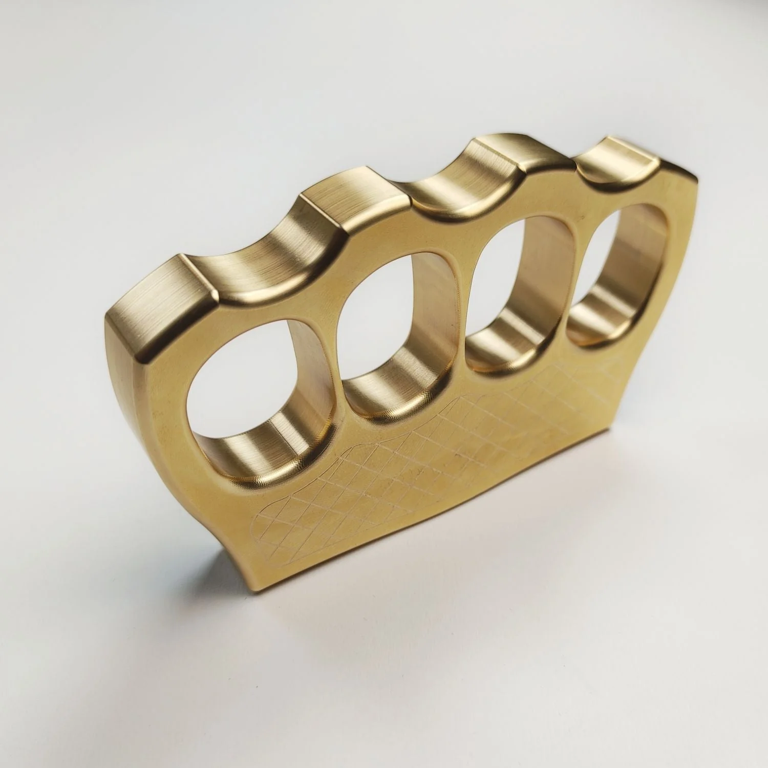 Solid Copper Precision Knuckle Duster Boxing Four Finger Buckle Defense Window Breaker Outdoor EDC Tool - Image 3