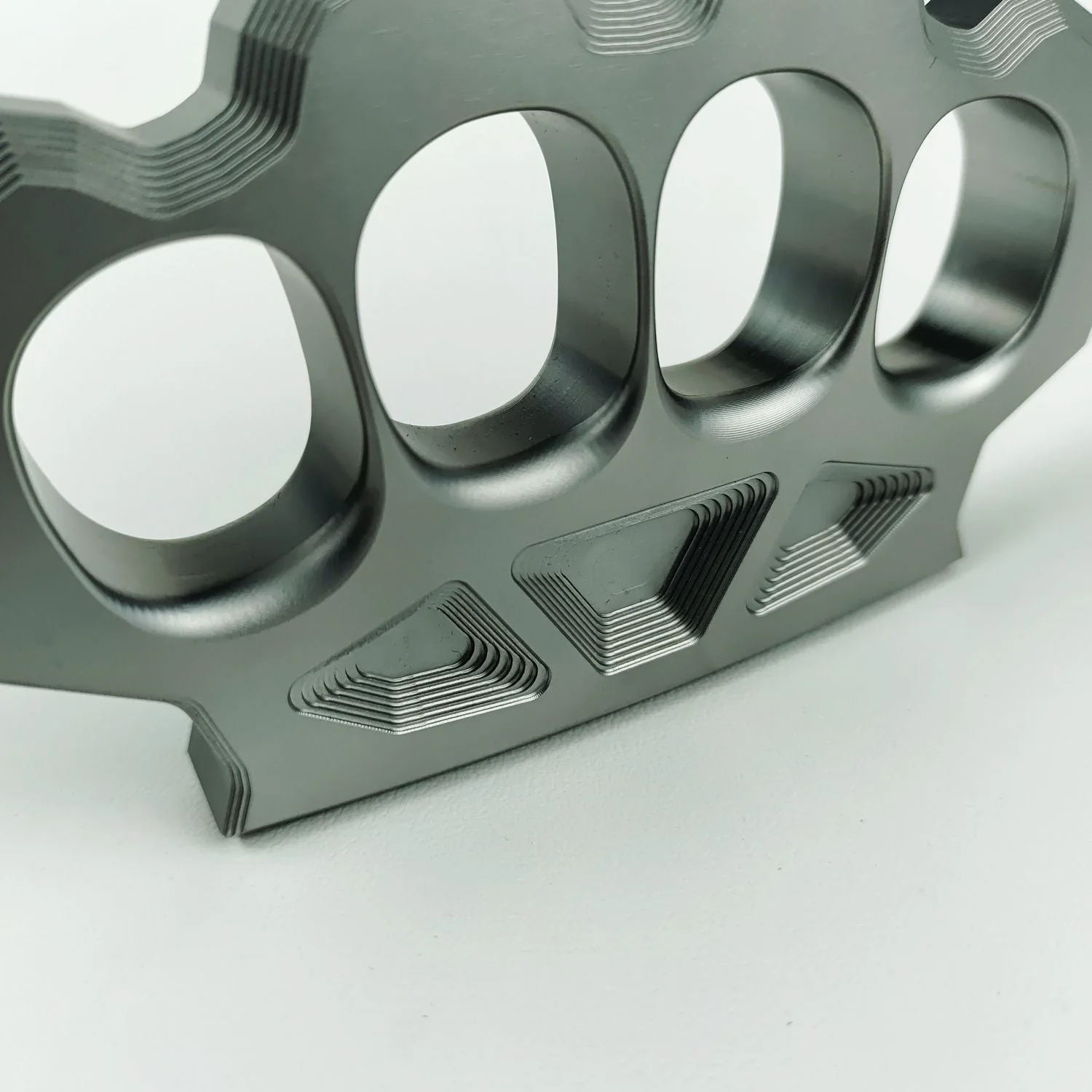 Fine Steel Knuckle Duster Four Finger Buckle Self-defense Broken Window Knuckles Boxing Training Combat Gear - Image 10