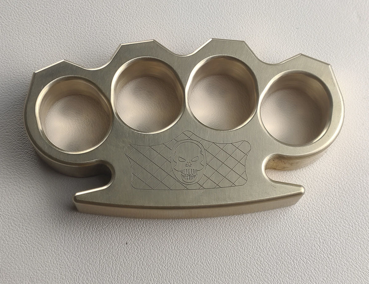 Solid Precision Brass Knuckle Duster Boxing Self Defense Four Finger Buckle Window Breaker Outdoor Camping EDC Tool - Image 8