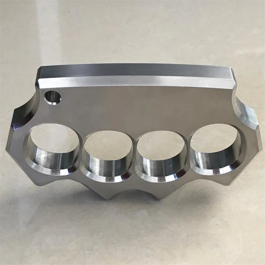 Solid Precision Thickened Knuckle Duster Boxing Self Defense Four Finger Buckle Window Breaker Outdoor Camping EDC Tool - Image 11