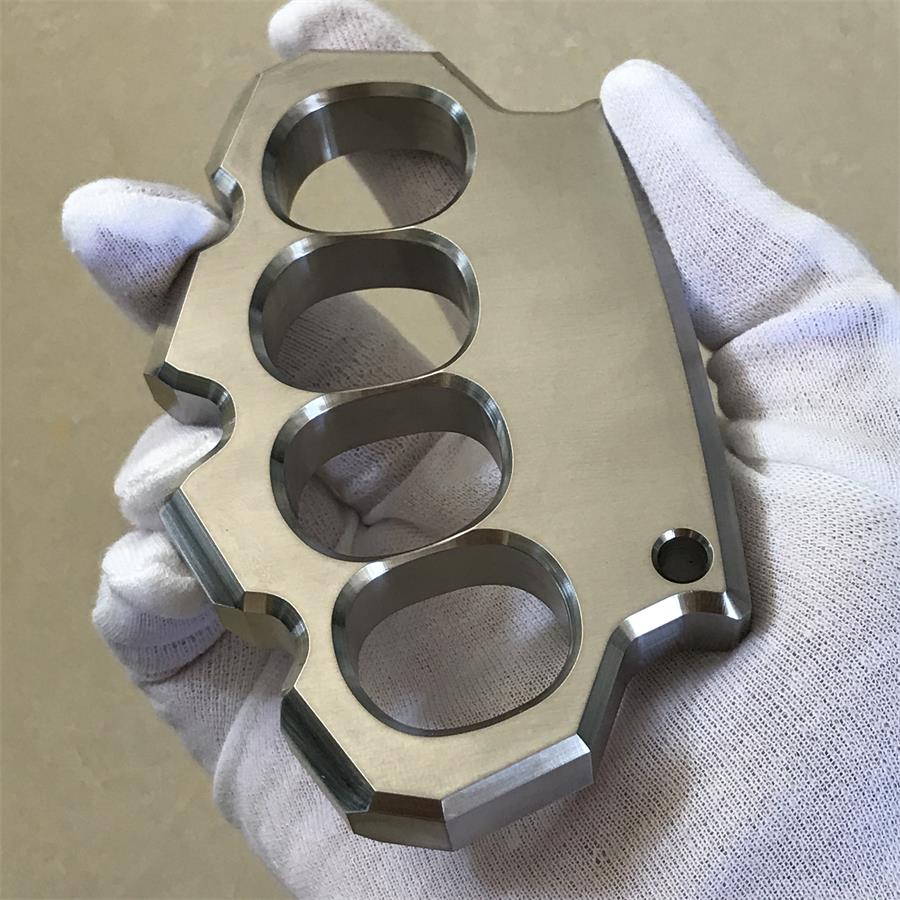 Solid Precision Thickened Knuckle Duster Boxing Self Defense Four Finger Buckle Window Breaker Outdoor Camping EDC Tool - Image 7