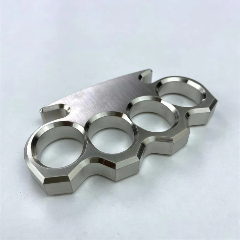 Solid Steel Classic Knuckle Duster Self-Defense EDC Tool - Image 3