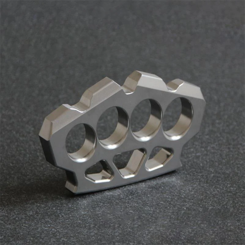Solid Steel Knuckle Duster Defensive EDC Tools - Image 4