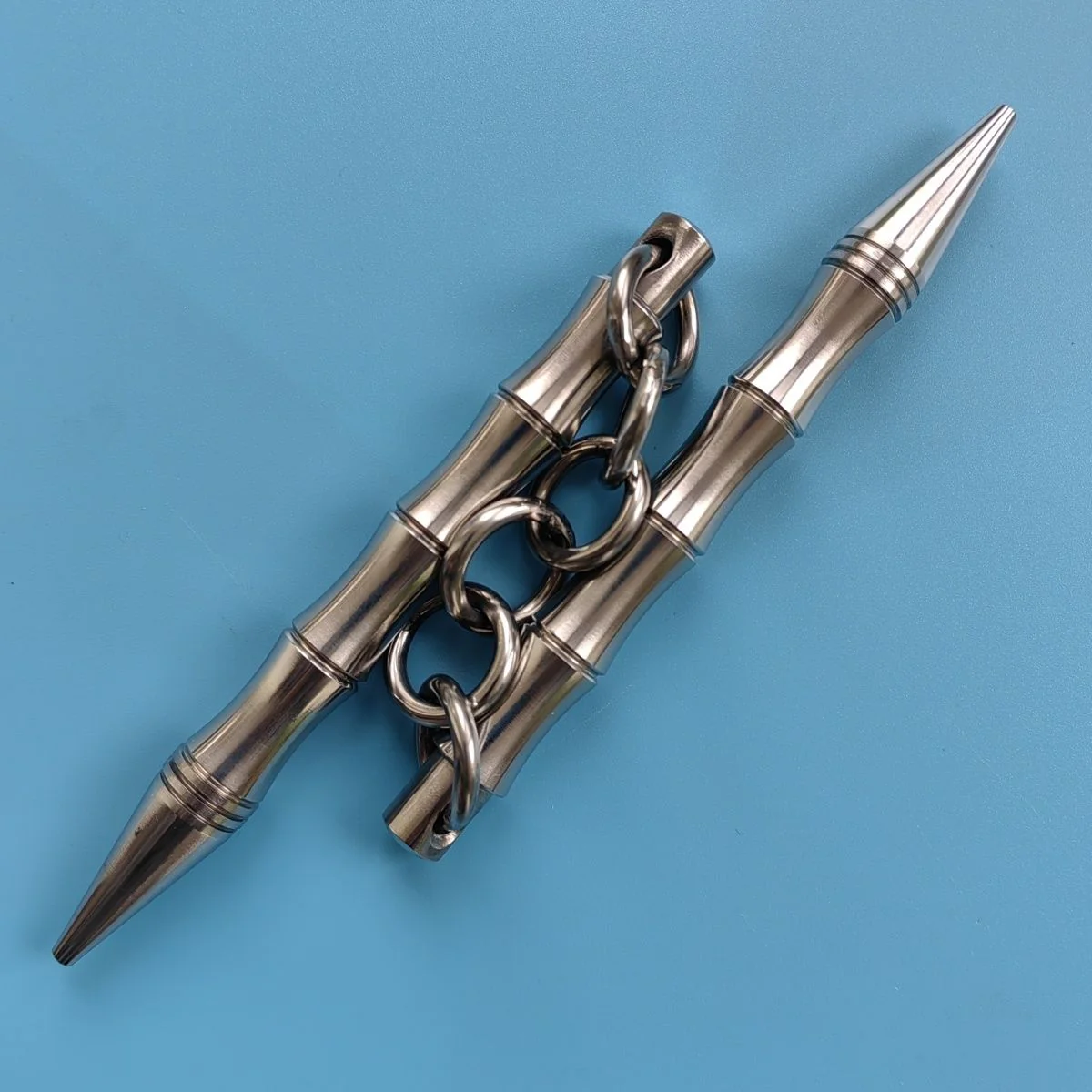 Solid Steel Nunchaku Portable Self-defense Training Tool - Image 9