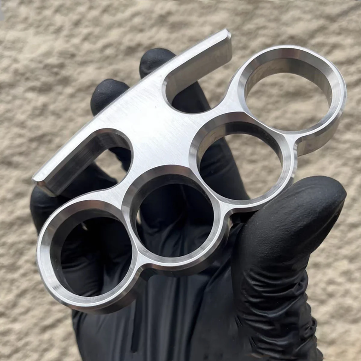 Solid Steel Pattern Knuckle Dusters - Image 3