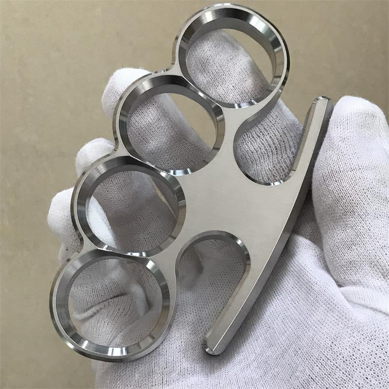 Solid Steel Pattern Knuckle Dusters - Image 9