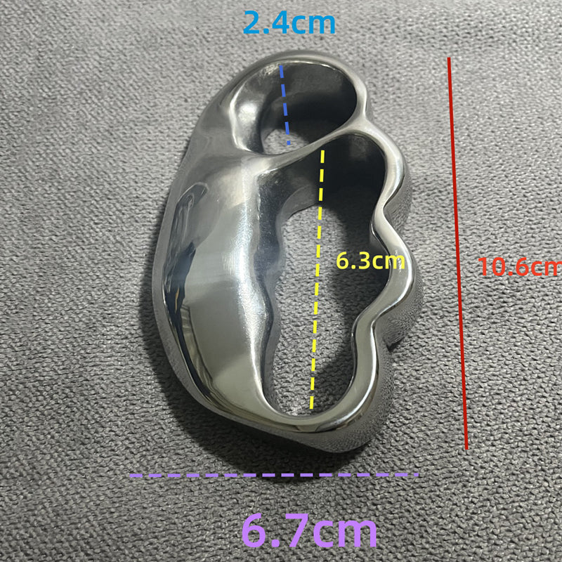 Solid Steel Self-defense Knuckle Duster EDC Tool - Image 5