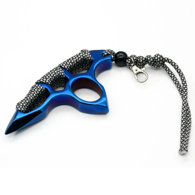 Solid Steel Single Finger Knuckle Duster Boxing Self Defense Buckle Window Breaker Outdoor EDC Tool - Image 10