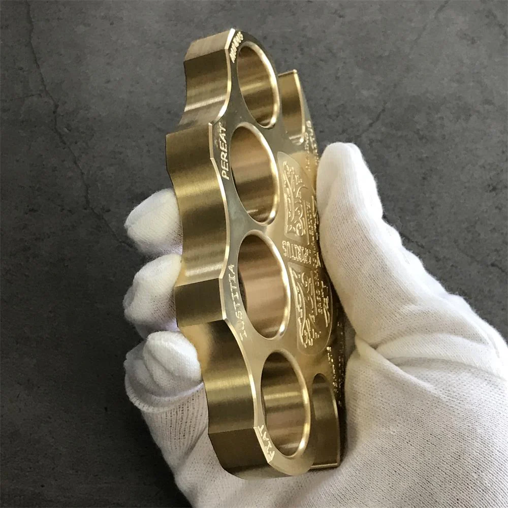 Solid Thickened Warrior Brass Knuckle Duster - Image 4