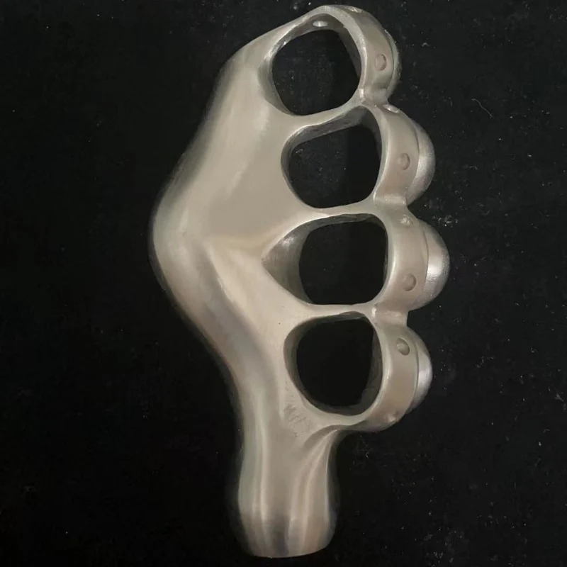 Stainless Steel Knuckle Duster Four Finger Boxing Self Defense Buckle Window Breaker Outdoor EDC Tool - Image 4