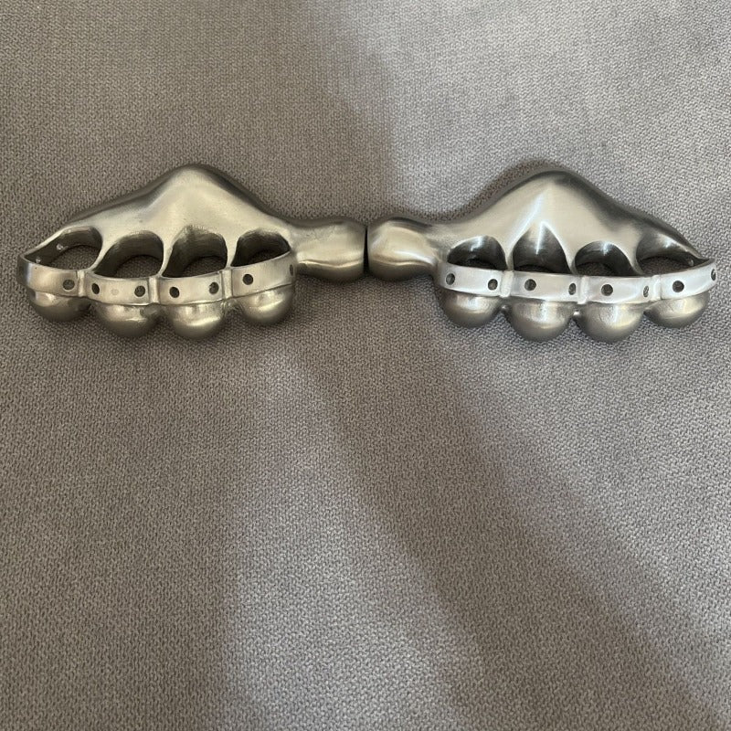 Stainless Steel Knuckle Duster Four Finger Boxing Self Defense Buckle Window Breaker Outdoor EDC Tool - Image 5