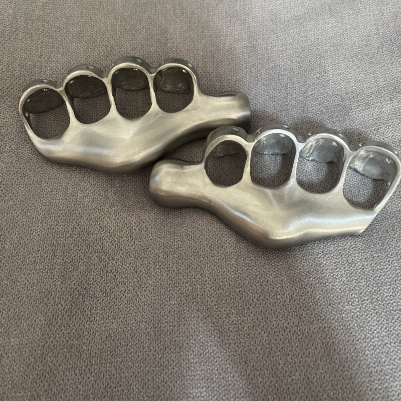 Stainless Steel Knuckle Duster Four Finger Boxing Self Defense Buckle Window Breaker Outdoor EDC Tool - Image 6