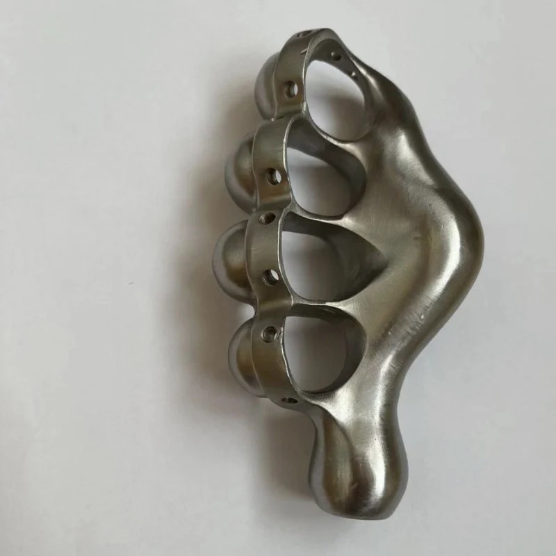 Stainless Steel Knuckle Duster Four Finger Boxing Self Defense Buckle Window Breaker Outdoor EDC Tool - Image 8