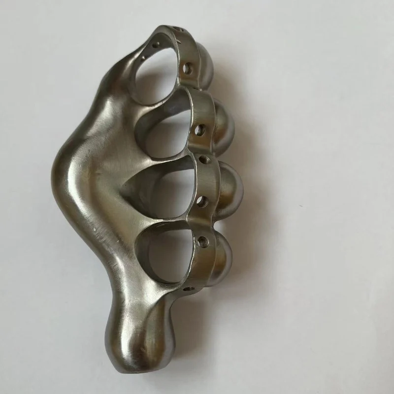 Stainless Steel Knuckle Duster Four Finger Boxing Self Defense Buckle Window Breaker Outdoor EDC Tool - Image 9