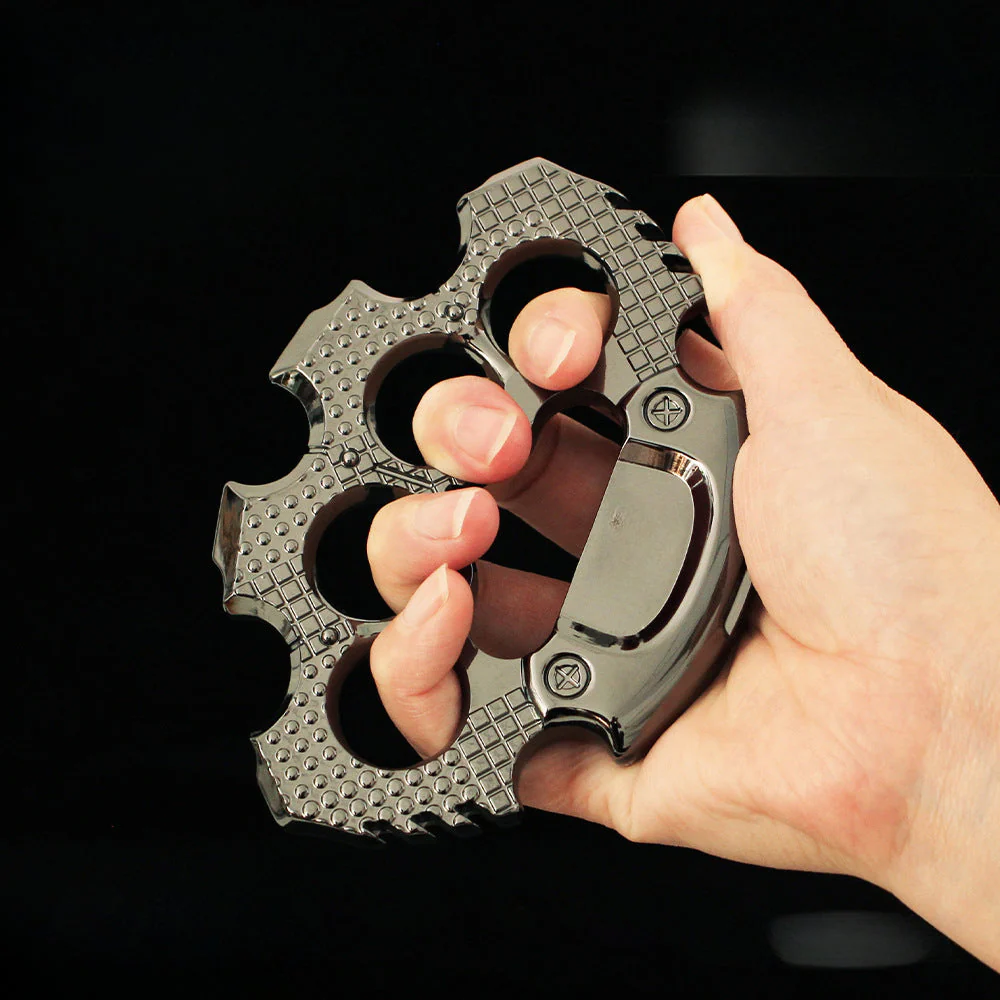 Sturdy Heavy Knuckle Duster Window Breaking Self-Defense Gear - Image 2