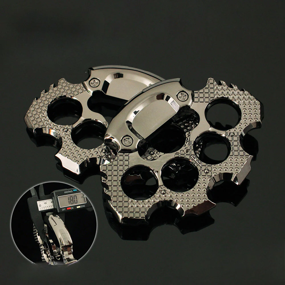Sturdy Heavy Knuckle Duster Window Breaking Self-Defense Gear - Image 4