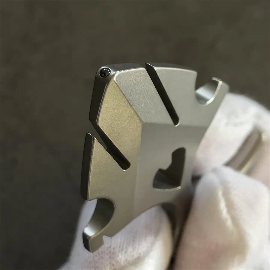 TC21 Titanium Knuckle Duster Self-Defense Doomsday Shield Self-defense Pendant - Image 2