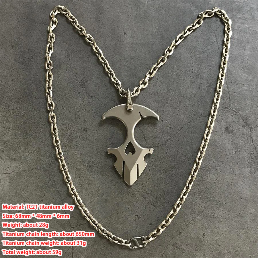 TC21 Titanium Knuckle Duster Self-Defense Doomsday Shield Self-defense Pendant - Image 6