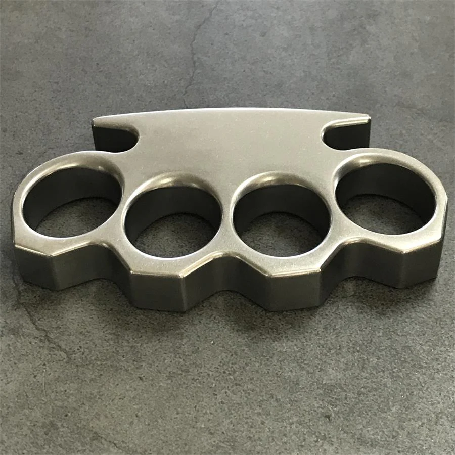 The King Classic Stonewashed Steel Knuckle Dusters - Image 10