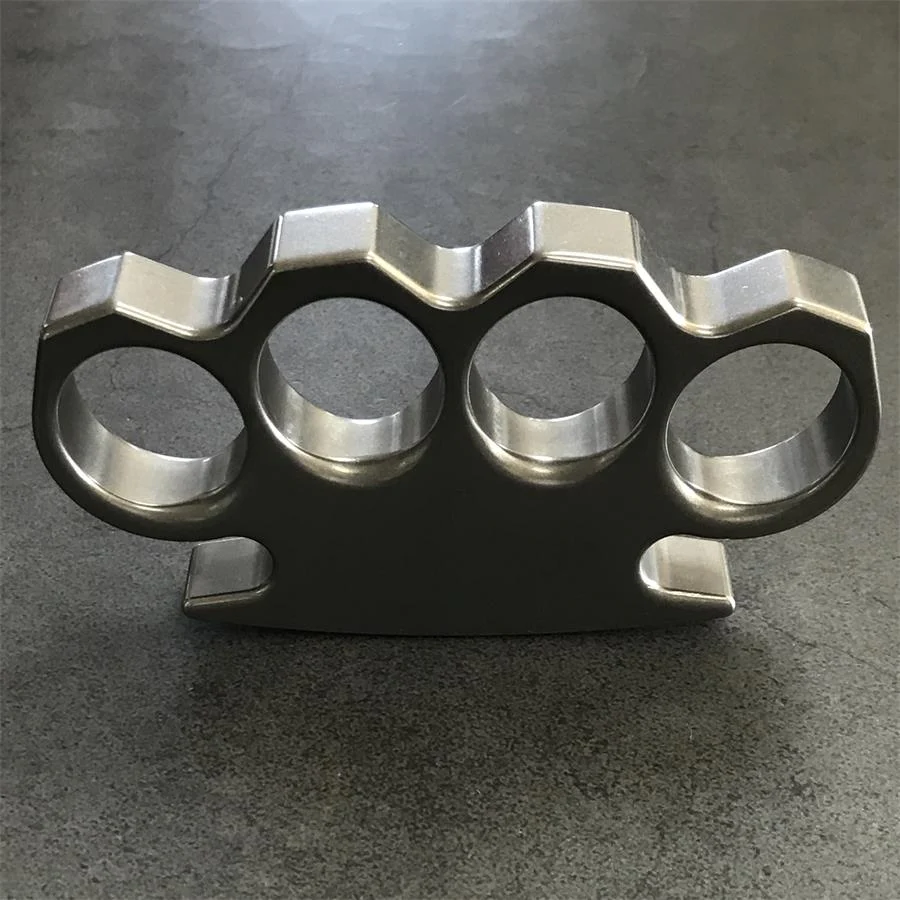 The King Classic Stonewashed Steel Knuckle Dusters - Image 11