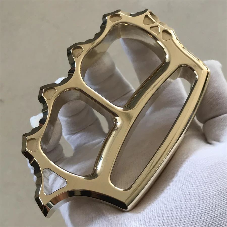 Thickened Brass Knuckle Duster Self-defense Protective Gear - Image 13