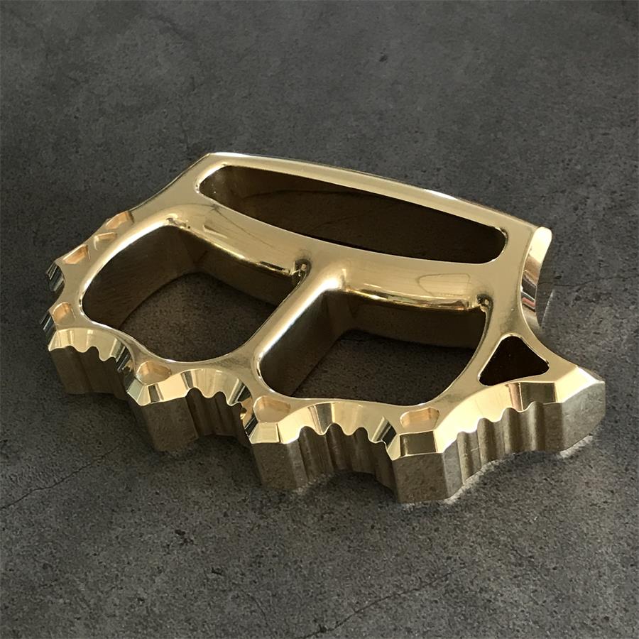 Thickened Brass Knuckle Duster Self-defense Protective Gear - Image 15