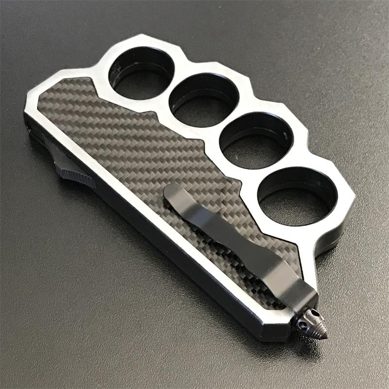 Thickened Knuckle Knife Self Defense Window Breaker Tactical Knives - Image 5