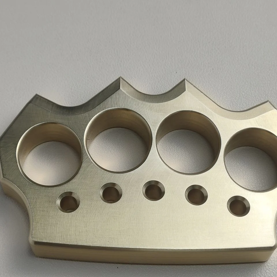 Thickened Solid Brass Knuckle Duster Boxing Four Finger Buckle Defense Window Breaker Outdoor EDC Tool - Image 8