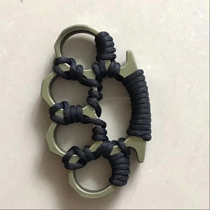 Thickened Umbrella Rope Knuckle Duster Boxing Self-defense Buckle Window Breaker Outdoor EDC Tool - Image 6