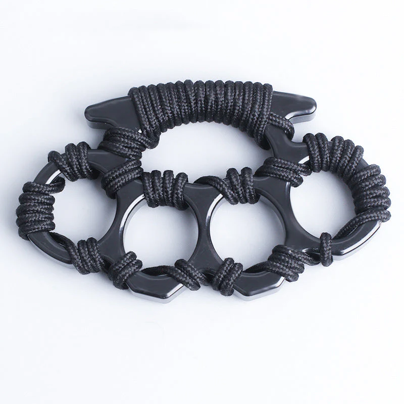 Thickened Umbrella Rope Knuckle Duster Boxing Self-defense Buckle Window Breaker Outdoor EDC Tool - Image 7