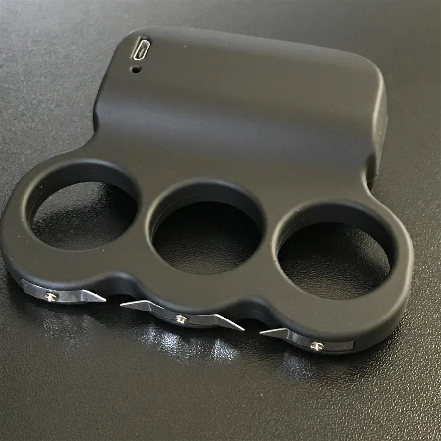 Stun Gun  Three -finger Knuckle Electric Striker Portable Defense